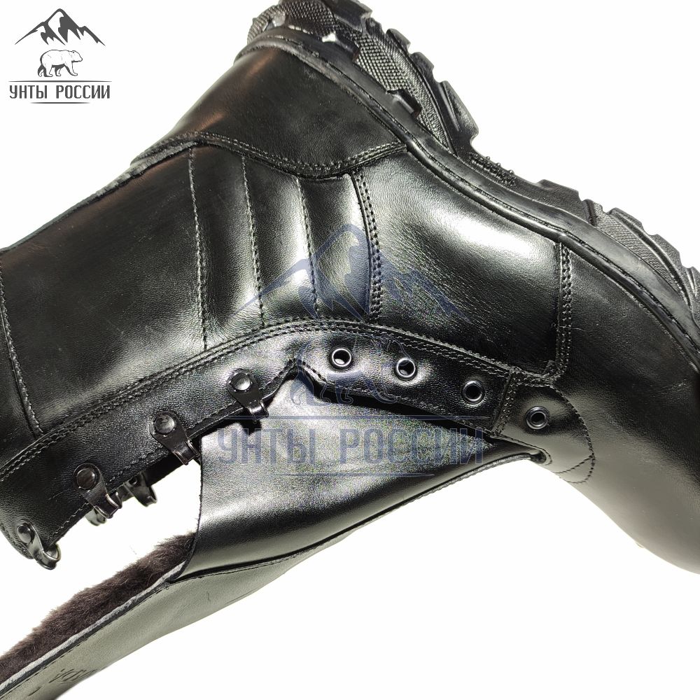 Берцы зимние армейские натуральные кожаные с мехом «Экстрим»